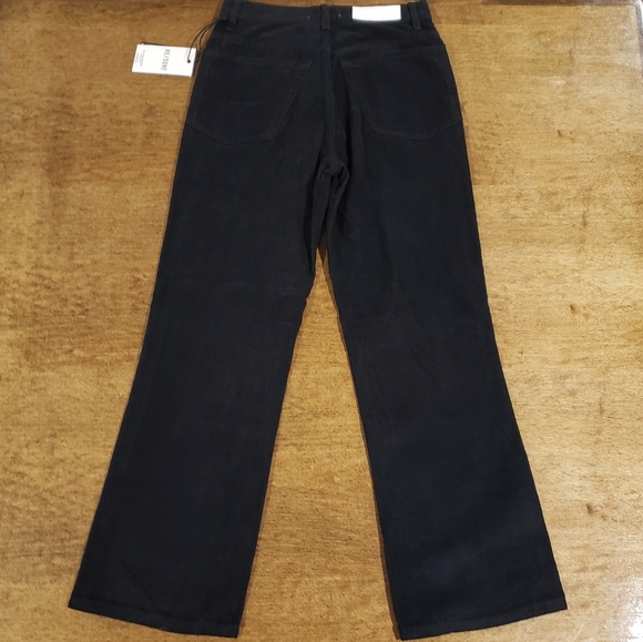 Re/Done Black Corduroy Flare Bootcut Pants 25 NEW - Picture 6 of 8